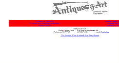 Desktop Screenshot of antiquesandart.com