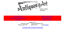Tablet Screenshot of antiquesandart.com